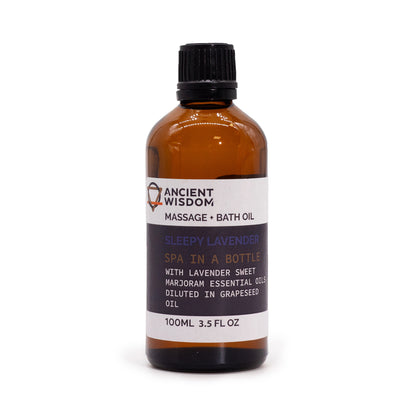 Sleepy Lavender massageolie | Lavendel &amp; sød merian