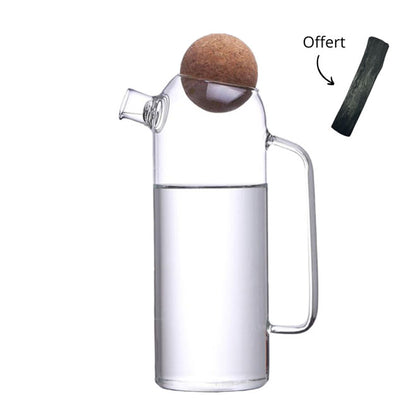Vandkaraffel med Binchotan kulfilter