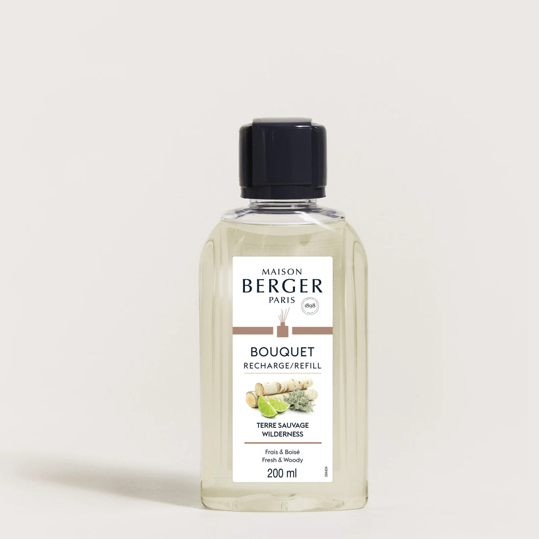 Refill til duftpinde med Wilderness duft, 200 ml, hjemmeduft, naturlig aroma