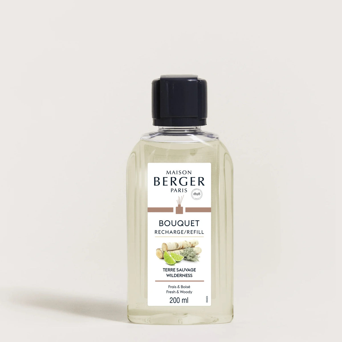Refill til duftpinde med Wilderness duft, 200 ml, hjemmeduft, naturlig aroma