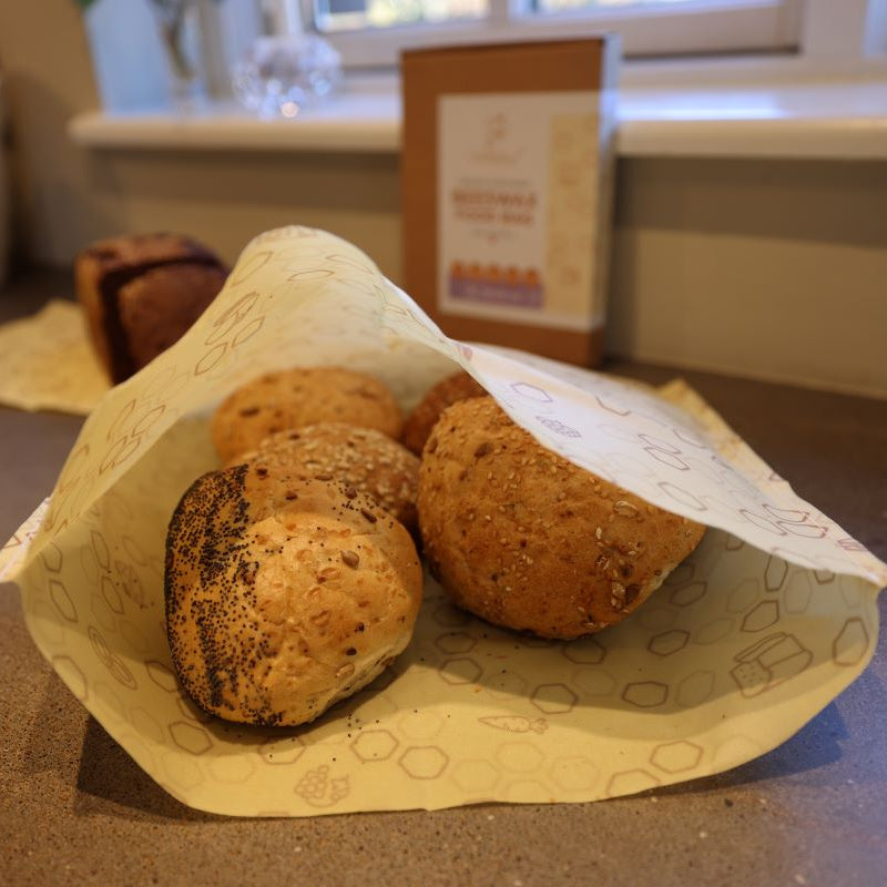 Bivoksposer til brød, madpakker &amp; snacks | Genanvendelige