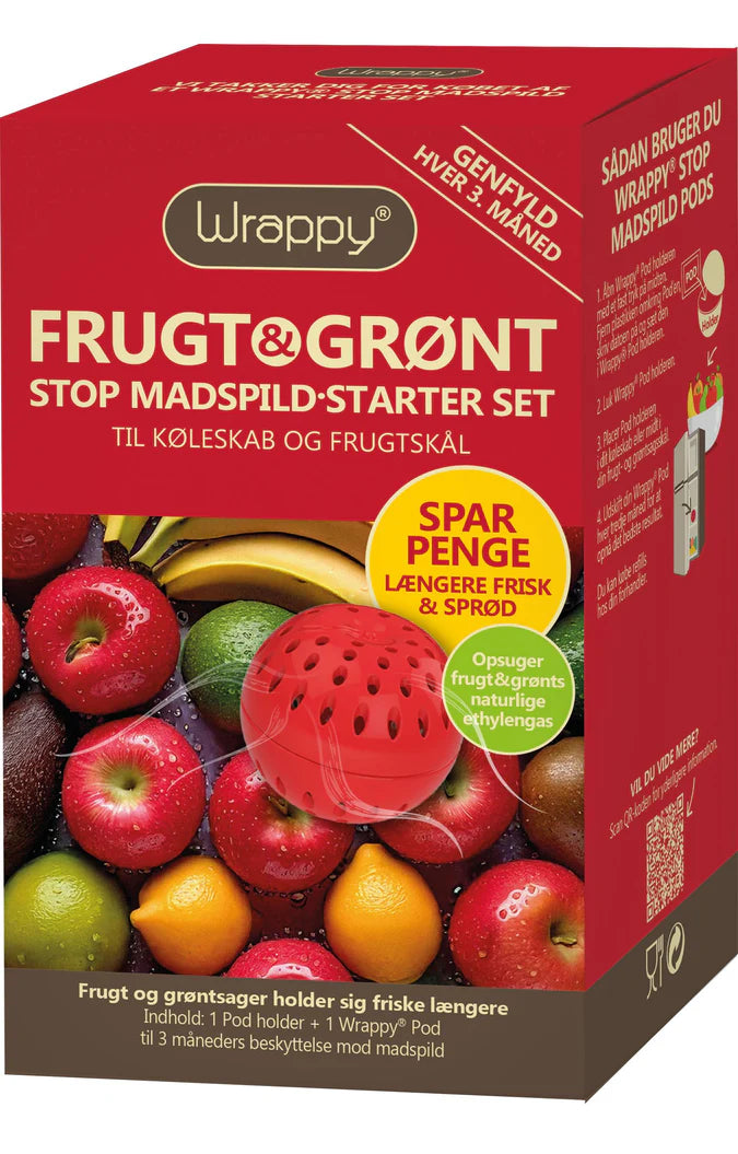 WRAPPY Pods – frugt og grønt opbevaringsløsning