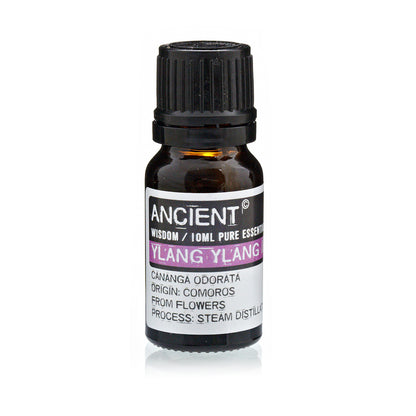 Ylang Ylang æterisk olie 10 ml fra Comorerne, dampdestilleret, til aromaterapi og massage