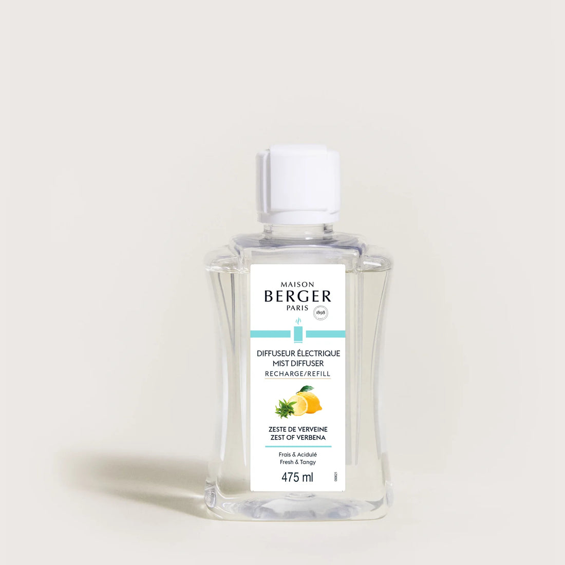 Refill Diffuser m. Zest of Verbena - Maison Berger, 475ml, luftfrisker til hjemmet