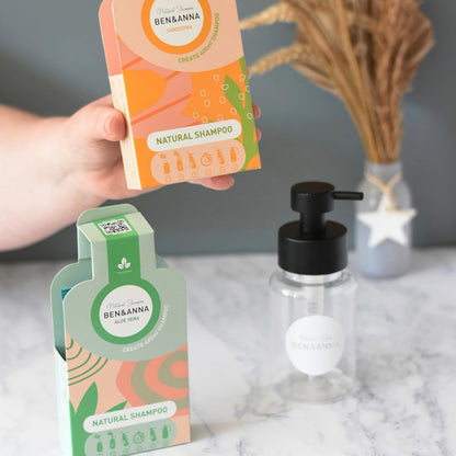 Shampoo Flakes – Bland selv shampoo med 2 naturlige varianter. Spar på plastik – ikke på hårplejen