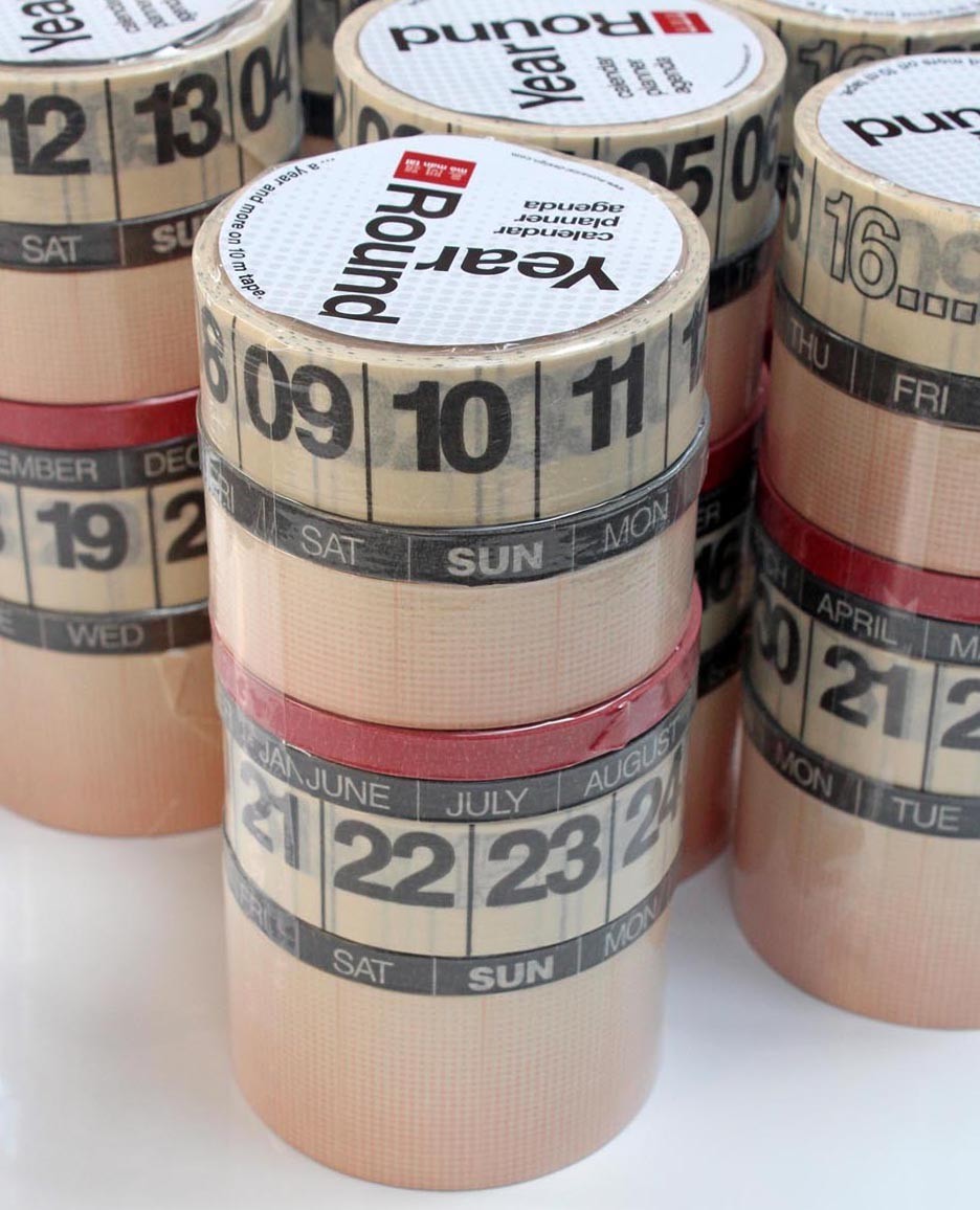Evighedskalender med masking tape – kreativ DIY vægkalender
