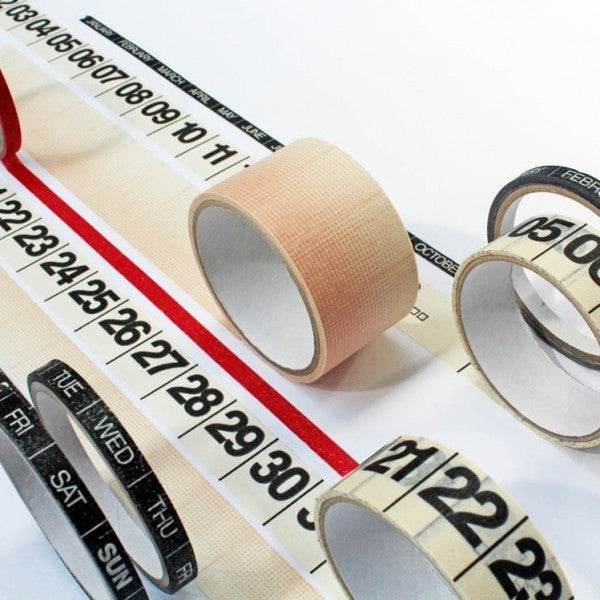 Evighedskalender med masking tape – kreativ DIY vægkalender