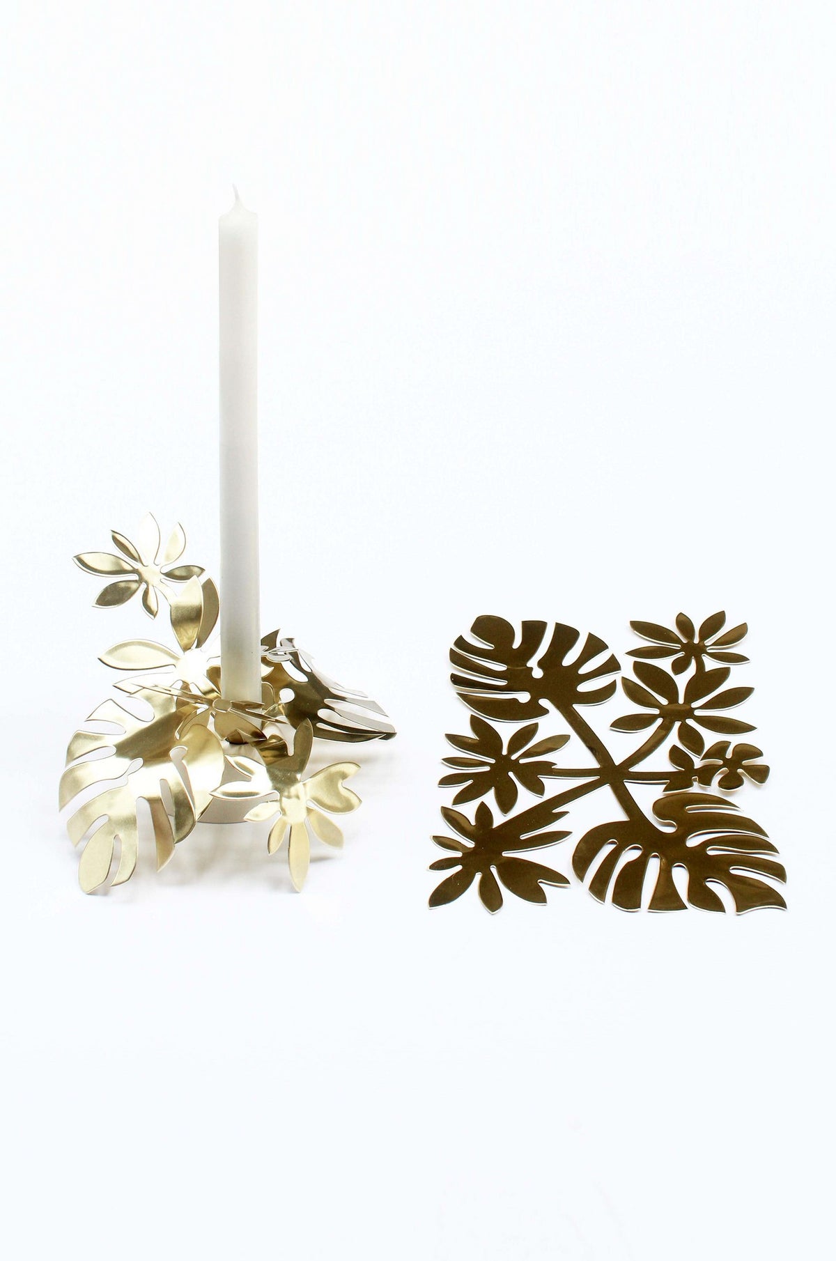 Lys manchet &amp; dekoration til lystager - Recycled metal - Mo Man Tai