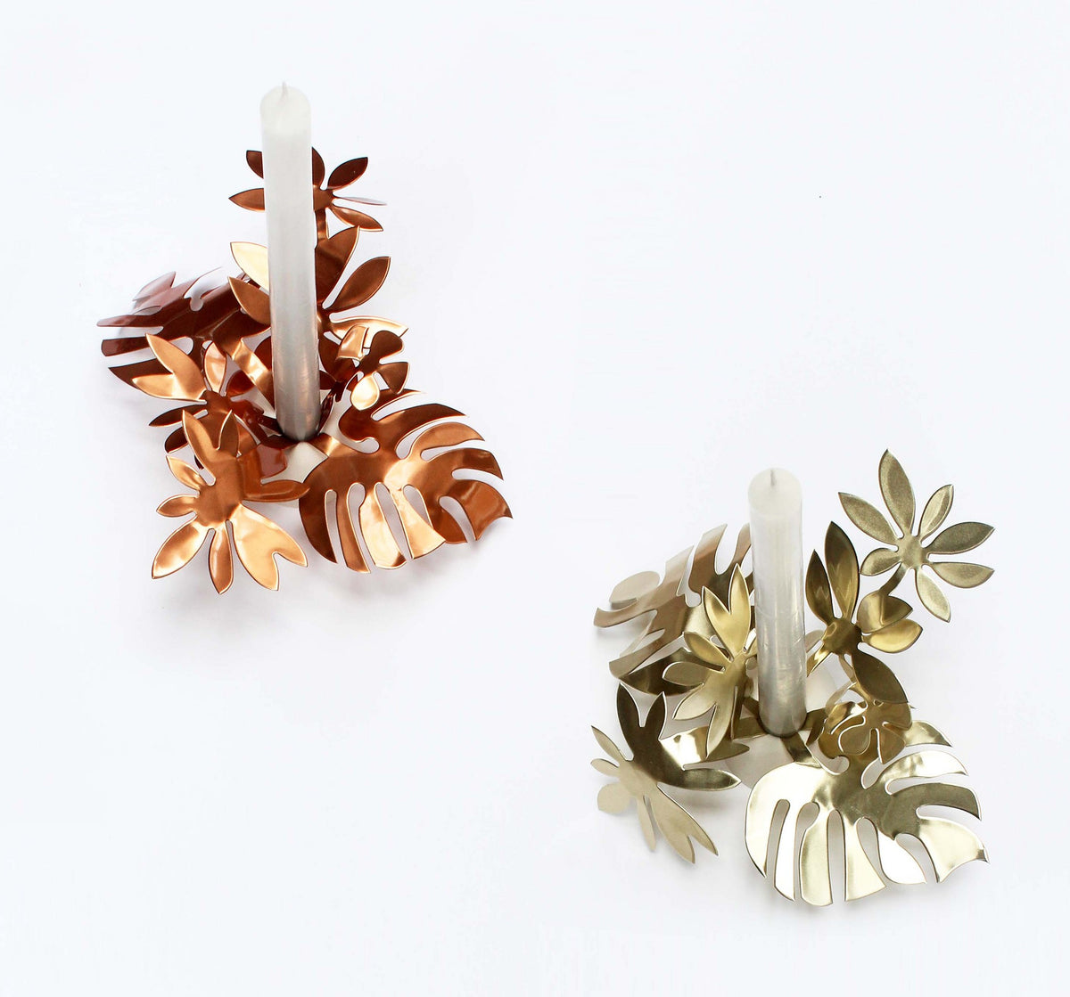 Lys manchet &amp; dekoration til lystager - Recycled metal - Mo Man Tai