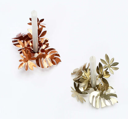 Lys manchet &amp; dekoration til lystager - Recycled metal - Mo Man Tai