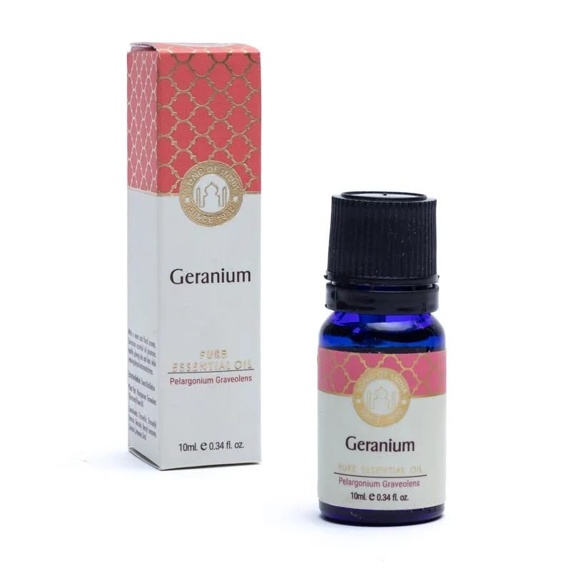 Geranium Æterisk olie, økologisk - Happiness &amp; Balance - 10ml