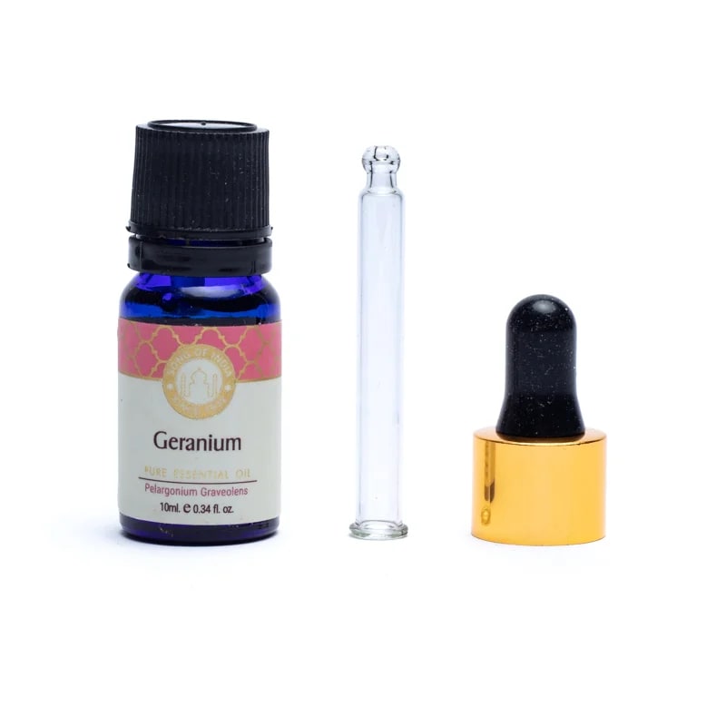Geranium Æterisk olie, økologisk - Happiness &amp; Balance - 10ml