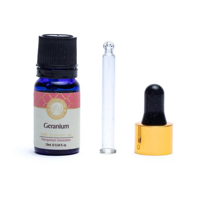 Geranium Æterisk olie, økologisk - Happiness &amp; Balance - 10ml