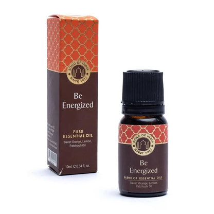 Be Energized Æteriske olier, økologisk - Sød Appelsin, Citron &amp; Patchouli - 10ml