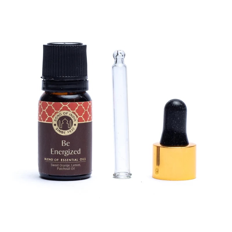 Be Energized Æteriske olier, økologisk - Sød Appelsin, Citron &amp; Patchouli - 10ml