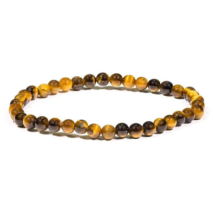 Tigerøje armbånd krystalperler