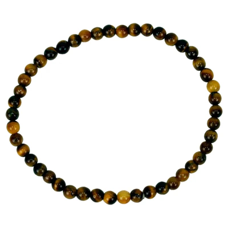Tigerøje armbånd krystalperler