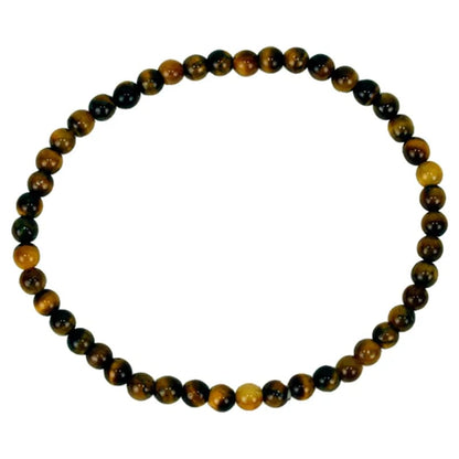 Tigerøje armbånd krystalperler