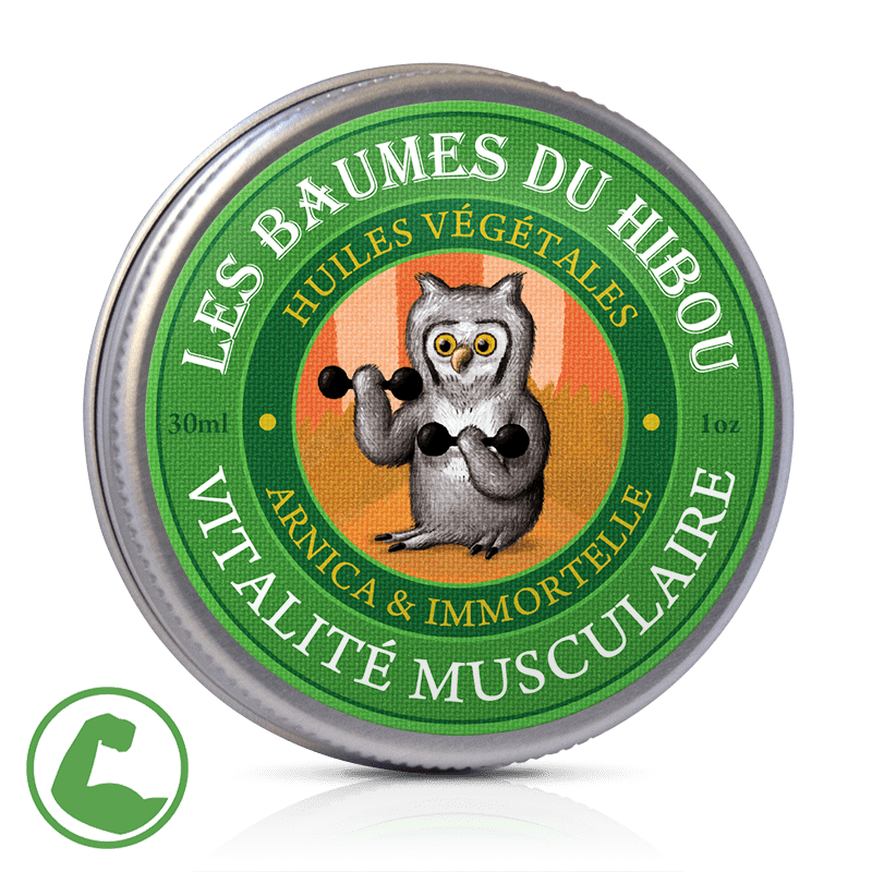Owl Balm, Muscular Vitality - Balsam til muskelømhed  - Les Baumes du Hibou