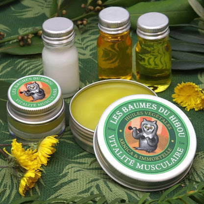 Owl Balm, Muscular Vitality - Balsam til muskelømhed  - Les Baumes du Hibou