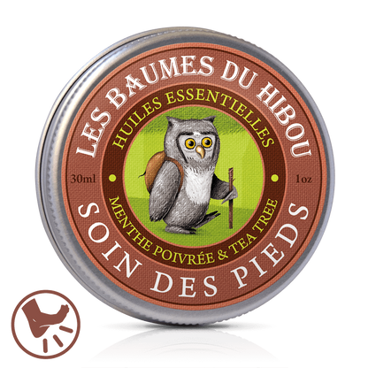 Owl Balm, Foot Care - Balsam til ømme fødder - Les Baumes du Hibou