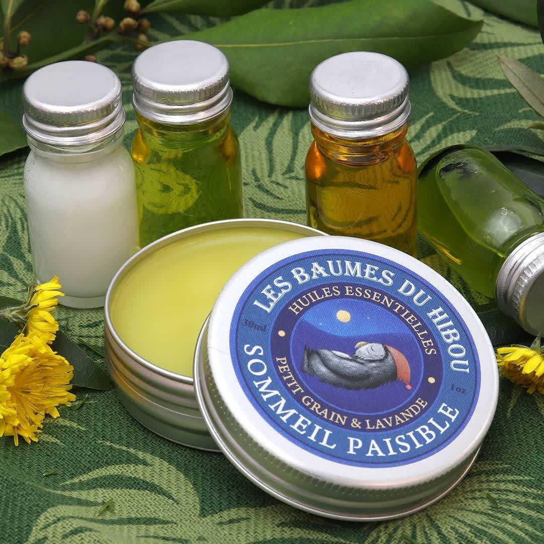 Owl Balm, Peaceful Sleep - Balsam til forbedret søvn - Les Baumes du Hibou
