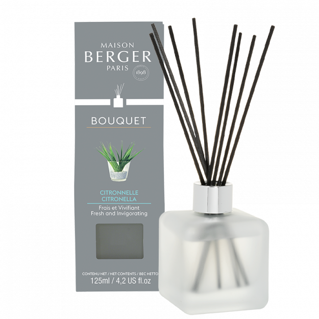Citronella mod myg - Falkon m. Duftpinde - Frisk duft - Maison Berger