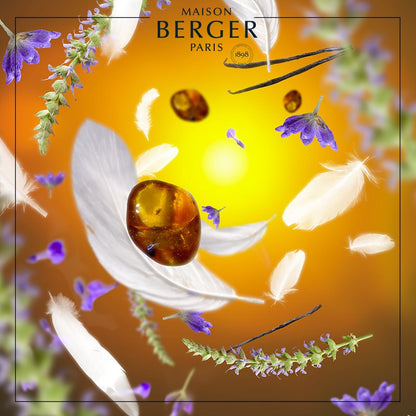 Dekorativ illustration af blomster, lavendel og duftende elementer til hjemmet