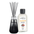 Sweet Fig Duftpinde - Amphora Flakon, Black & 200ml. Duft Refill - Frugt duft - Maison Berger