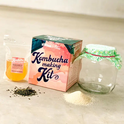 Med dette kombucha sæt kan du nemt begynde din fermenterings rejse og nyde din egen hjemmelavede, smagsfulde og sunde kombucha.