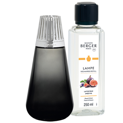 Black Amphora duftlampe med Sweet Fig duft, Maison Berger