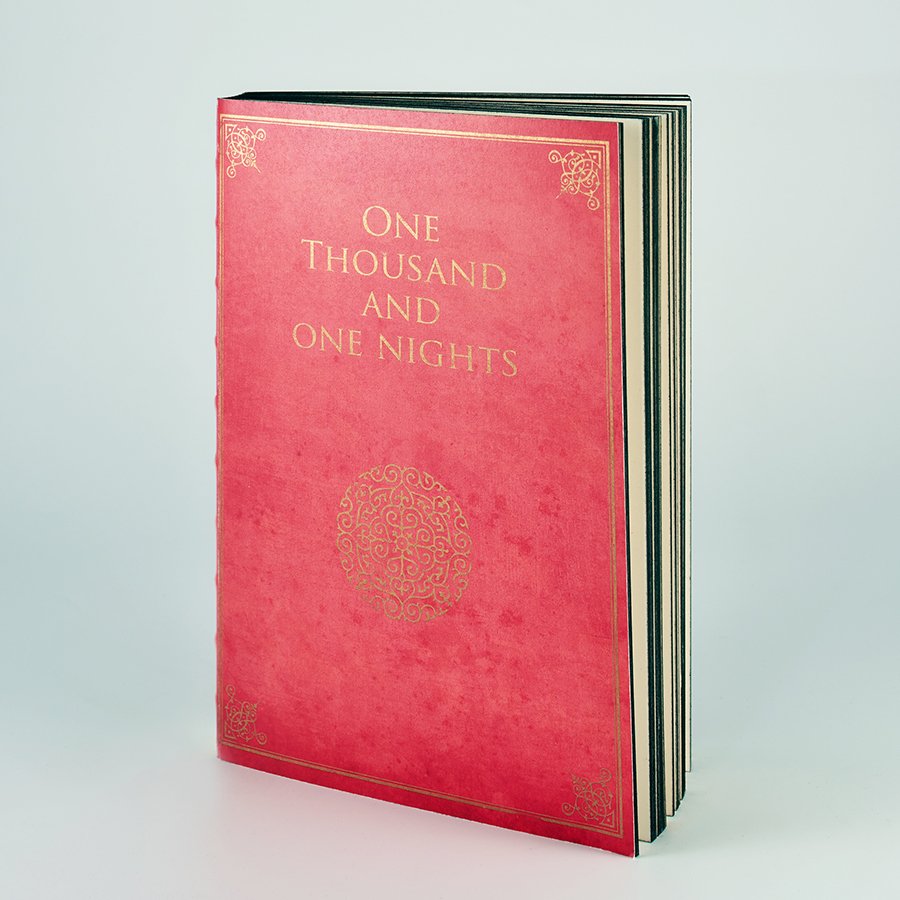Slow Design Notesbog - 1001 nights - Handmade in Italy