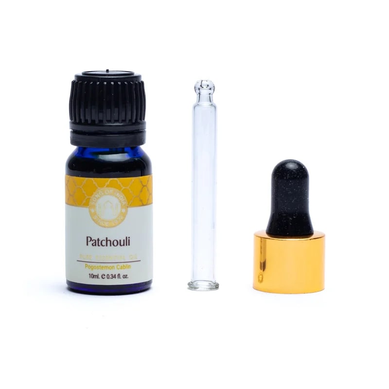 Patchouli Æterisk olie, økologisk - Plejende &amp; D- stress - 10ml