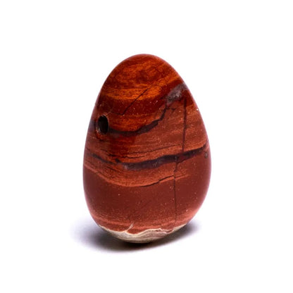 Vedhæng, Dråbe formet - Red Jasper Krystal