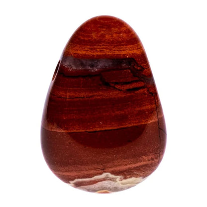 Vedhæng, Dråbe formet - Red Jasper Krystal