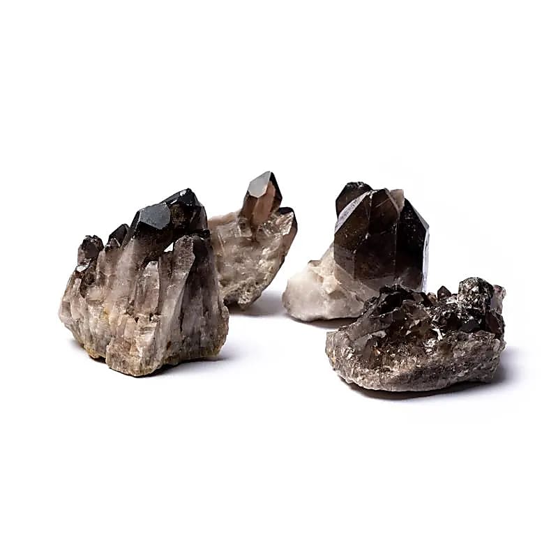 Røgkvarts Klynger - 9-10cm.