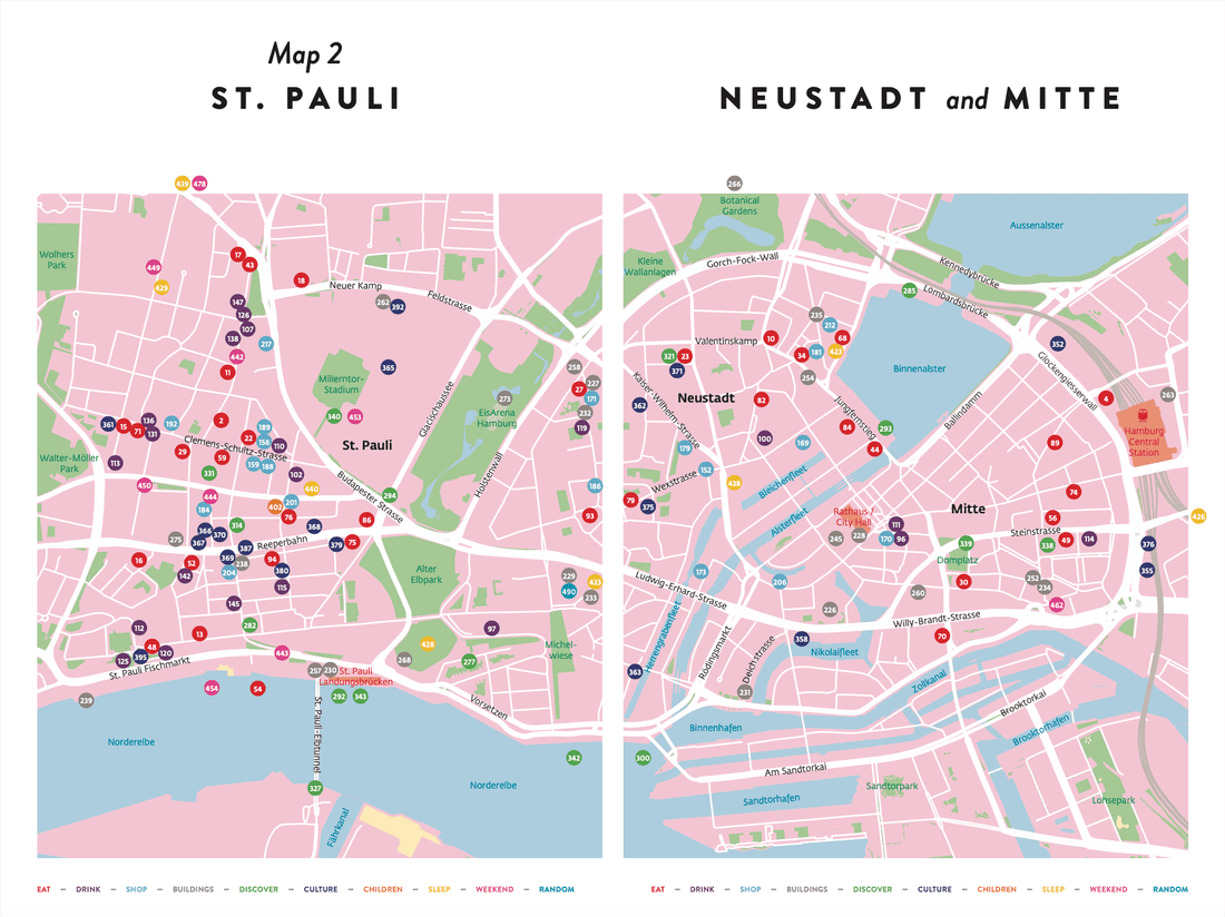 New Mags - Coffee Table book &amp; Rejseguide - The 500 Hidden Secrets of Hamburg