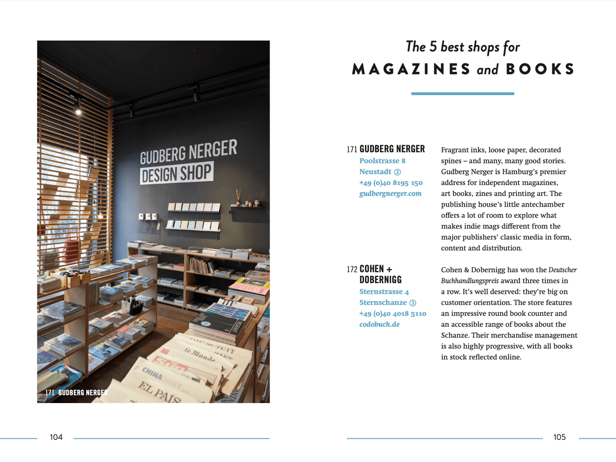 New Mags - Coffee Table book &amp; Rejseguide - The 500 Hidden Secrets of Hamburg