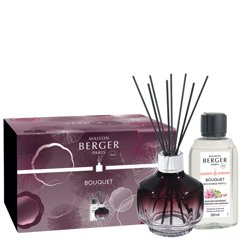 Underneath the Magnolias Duftpinde - Molecule Flakon, Plum &amp; 200ml. duft - Blomster duft - Maison Berger