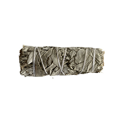 Rense kit - Stentøjs skål, White Onyx  m. Salvie/Palo Santo bundt - UME