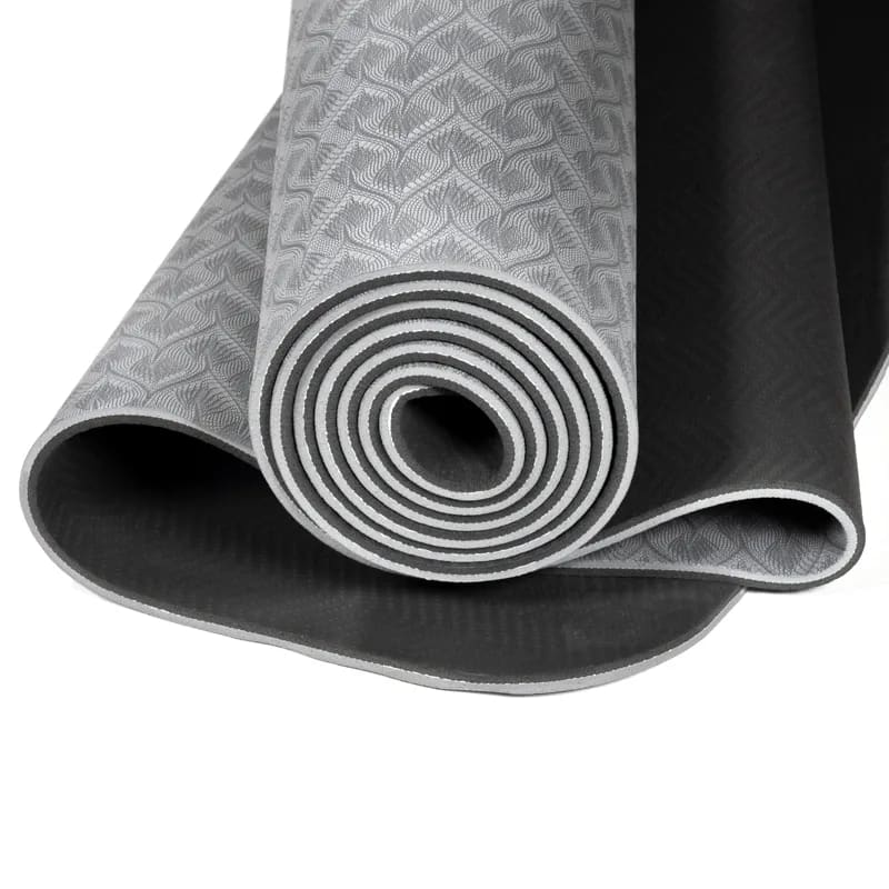 Yogamåtte i Premium kvalitets materialer, Antracit