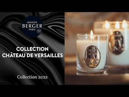Chateau de Versailles duftlys i glas med logo, luksus hjem og have dekor