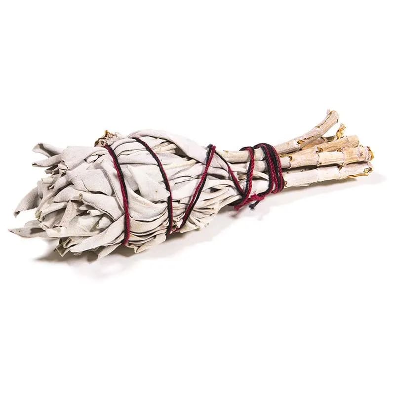 Rense kit - Stentøjs skål, White Onyx  m. Salvie/Palo Santo bundt - UME