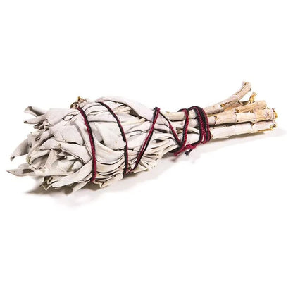 Rense kit - Stentøjs skål, White Onyx  m. Salvie/Palo Santo bundt - UME