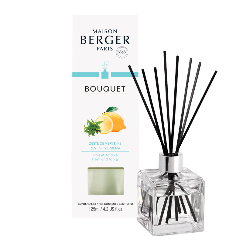 Zest of Verbena - Flakon m. Duftpinde - Frisk duft - Maison Berger