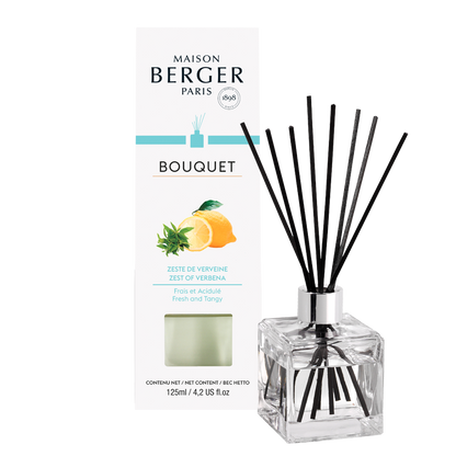 Zest of Verbena - Flakon m. Duftpinde - Frisk duft - Maison Berger